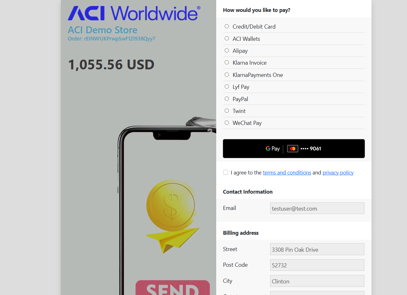 Shopify (COPYandPAY): Customize Payment Page (continued)