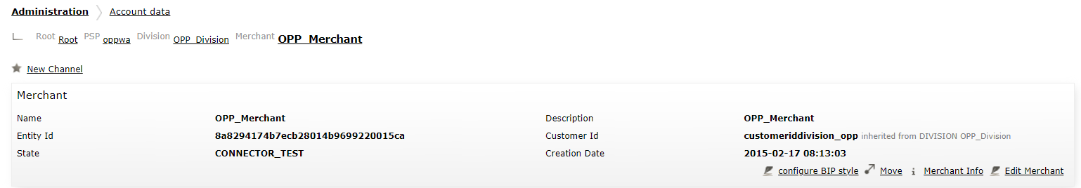 Shopify (COPYandPAY): Credentials from the Open Payment Platform